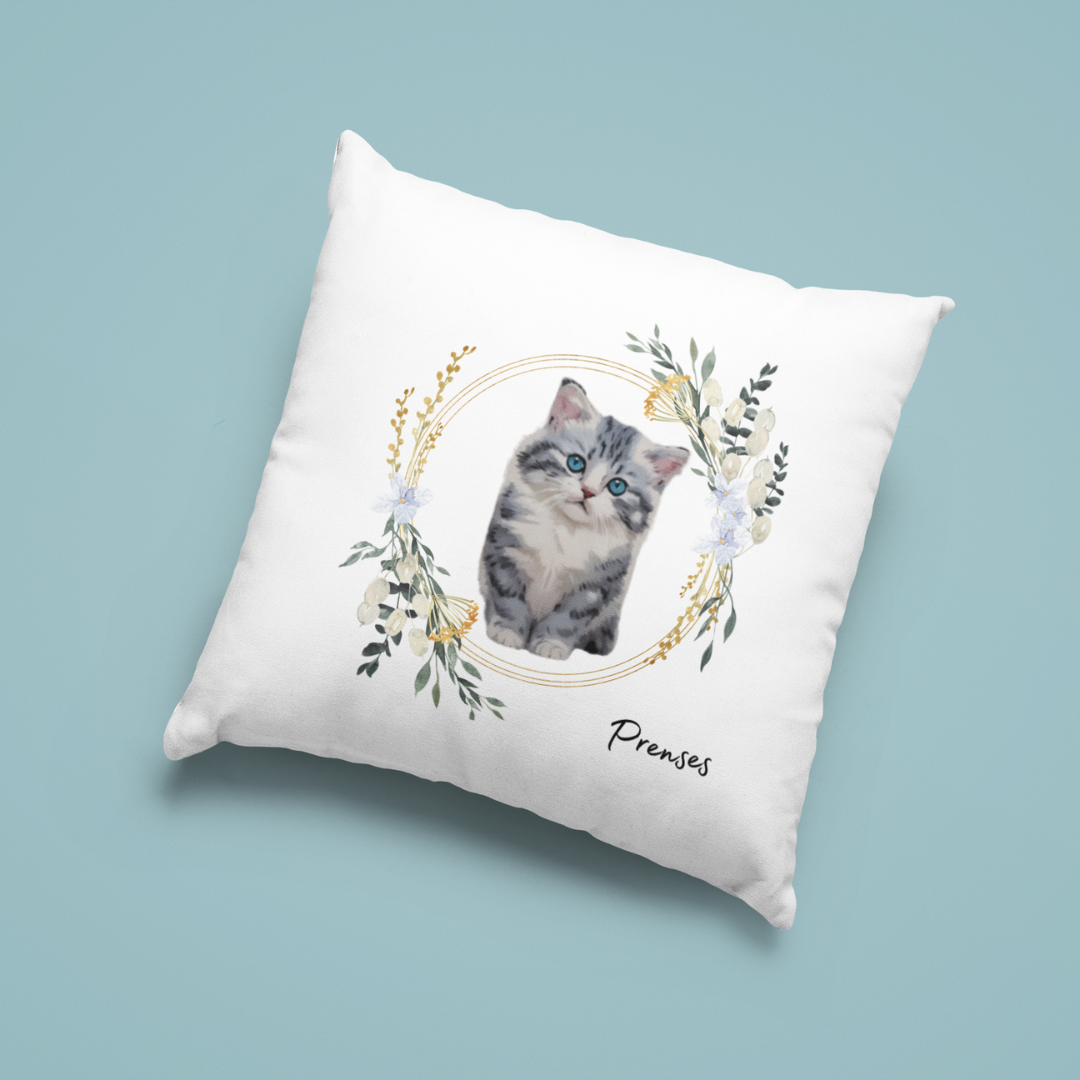 Özelleştirilebilir Evcil Hayvanınız Yastık (40cm*40cm)