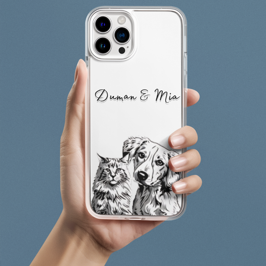 Özelleştirilebilir Evcil Hayvanınız Telefon Kılıfı (Tüm modellerle uyumlu)
