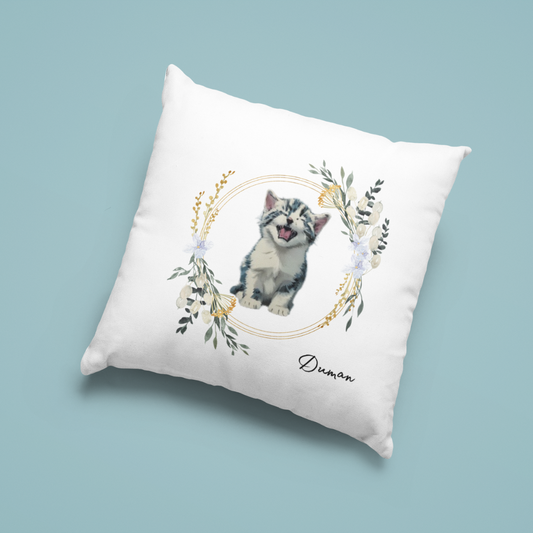Özelleştirilebilir Evcil Hayvanınız Yastık (40cm*40cm)