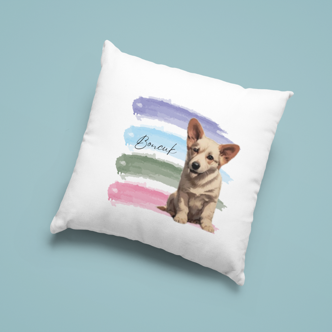 Özelleştirilebilir Evcil Hayvanınız Yastık (40cm*40cm)